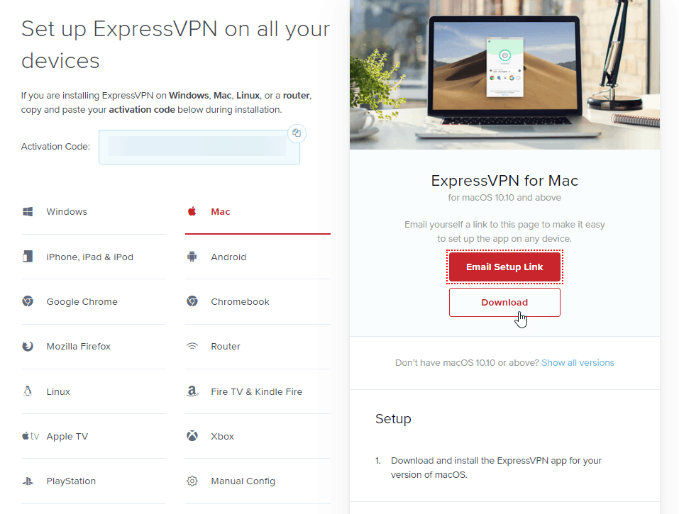 Mac翻墙，expressvpn